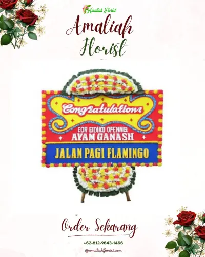 Bunga Papan Congratulation di Bandung Kulon